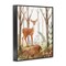 Stupell Industries Soft Woodland Deer Framed Giclee Wall Art Design by LSR Design Studio